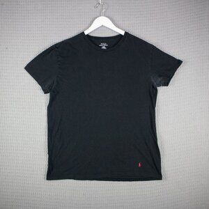 Polo Ralph Lauren Red Pony Tee Mens Large Black